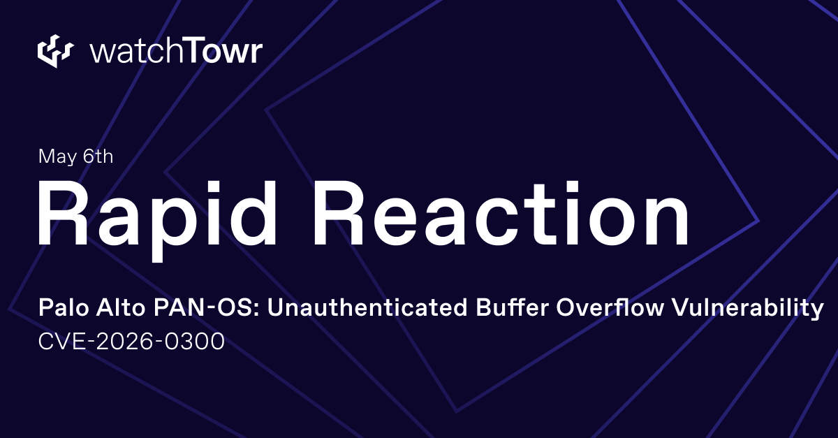 Palo Alto PAN-OS CVE-2026-0300 Rapid Reaction